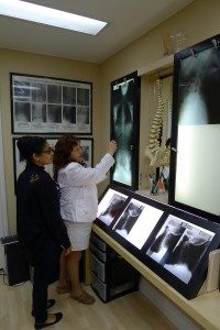 Chiropractic San Diego CA Going Over X Rays